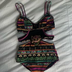 size medium agua bendita one piece swimsuit